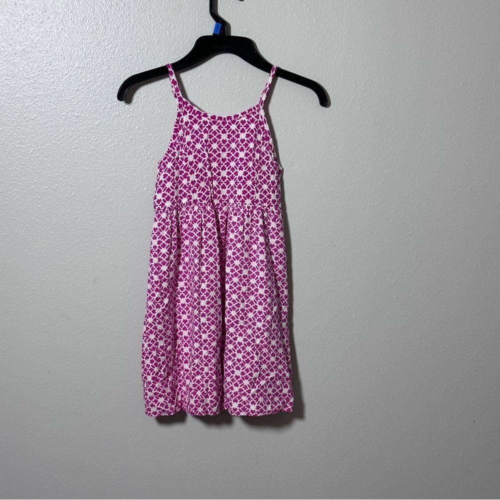 Old Navy Girls‎ Kids Summer Print Pink dress size 6-7